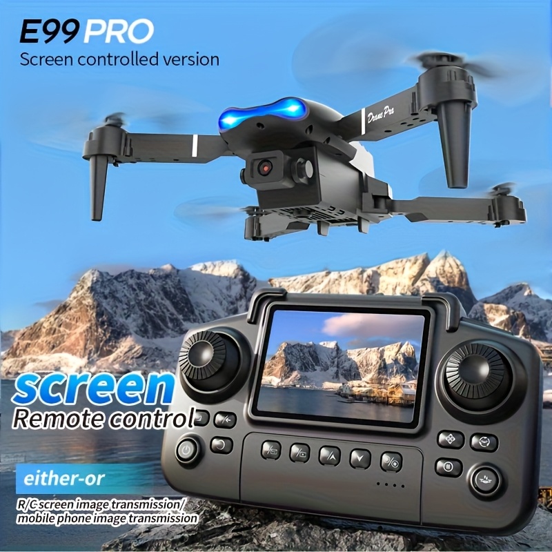 Drone pliable E99 PRO MAX avec - Drone Controller Screen avis et prix
